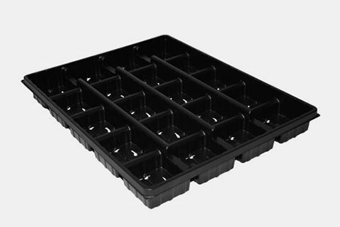 705144C - 400 Square Pot 20-Count Carry Trays | T.O. Plastics
